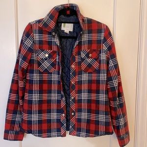 Shacket - flannel/ quilted shirt jacket